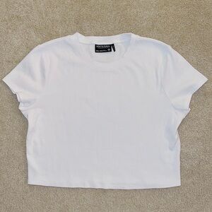 Ninth Hall White Cropped T-Shirt